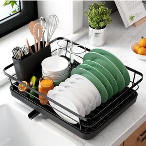 Black Dish Drying Rack
